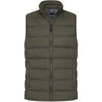 Lazy Jacks Men's Quilted Gilet in Khaki | Size: Small