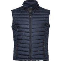 TEE JAYS Men's Zepelin Body Warmer in Mid Navy | Size: Small