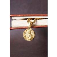 Outrage London Men's 18K Gold St. Jude Pendant Cuban Necklace | Size: 24 inches