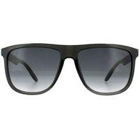 Carrera Men's Rectangle Dark Grey Grey Gradient Sunglasses