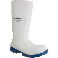 Dunlop Men's 'Food Pro' Safety Wellington Boots in White | Size: 4