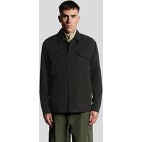 Lyle & Scott Men's Multi Pocket Overshirt Jet Black | Size: Medium