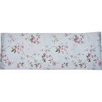 Living and Home Cottage Style Floral Vine Wallpaper - Blooming Branch Pattern in Light Blue