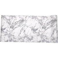 Living and Home Modern Marble Texture Wallpaper Nordic Style Accent Wall Decor in Dark Grey