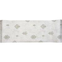 Living and Home Modern Classic Cement Effect Textured Wallpaper with Subtle Damask Pattern in Grey