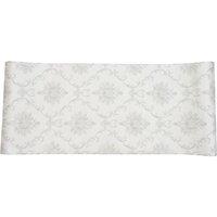 Living and Home Classic Cottage Floral Wallpaper with Elegant Vine Diamond Pattern in Cream