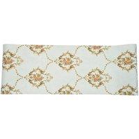 Living and Home Elegant Floral Wallpaper with Rose Vine Diamond Pattern Wall Decor Roll in Mint