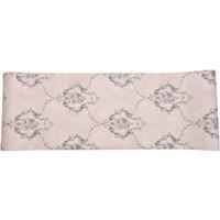 Living and Home Elegant Floral Wallpaper with Rose Vine Diamond Pattern Wall Decor Roll in Dusty Pink