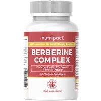Nutripact Berberine Complex with Chromium & Black Pepper - 60 Capsules in Red | Size: 60 Caps