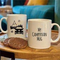 The Alphabet Gift Shop Campervan Mug in White