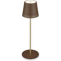 BRILONER Brown Gold 2.6W Rechargeable LED Table Lamp