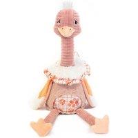 Les Deglingos Original Plush - Pomelos the Ostrich in Peach