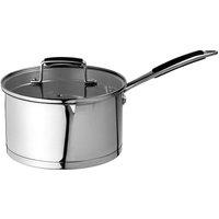 Prochef 20cm Stainless Steel Saucepan Cooking Pot with Lid in Silver