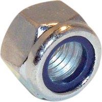 Forgefix Hexagon Nut & Nylon Insert Zp M4 Bag 100 in Silver