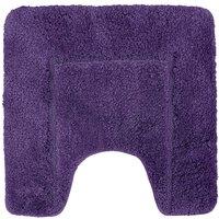 Velosso Cashmere Feel Bath/ Pedestal Mat Anti Slip Bathmats in Purple | Size: Small