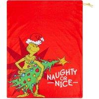 VFM e-Store Grinch Christmas Santa Sack Festive Gift 70cm x 50cm in Red | Size: 70 cm x 50 cm