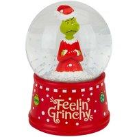 VFM e-Store Grinch Christmas Snow Globe Festive Ornament Gift 14cm x 10cm Red X 1 | Size: 14 cm x 10 cm