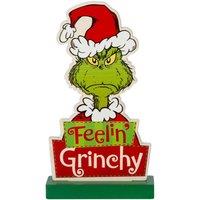 VFM e-Store Grinch Christmas Decoration Festive Gift 16cm x 9cm Green X 1 | Size: 16 cm x 9 cm