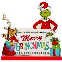 VFM e-Store Grinch Christmas Decoration Festive Gift 22cm x 21cm Green X 1 | Size: 22 cm x 21 cm