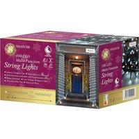 Shatchi 100LEDs Multifunction Timer String Fairy Lights 10M Indoor/Outdoor Decorations in White