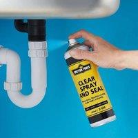 Victor Tools Clear Spray & Seal Waterproofing Spray, 500ml, Flexible & Fast-Drying