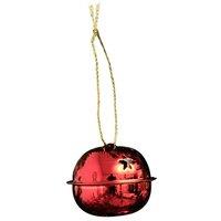 Melody Maison Set Of 8 Red Hanging Bell Christmas Decorations - 4cm