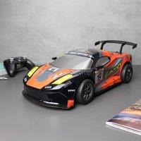 Menkind RED5 Mist Spray Fun & Fast Charging Street Racer Remote Control Car in Black