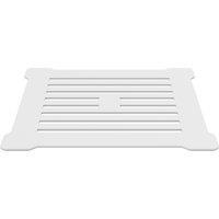 Balterley Resin Slimline Shower Tray Grill Waste with Trap & Top - White
