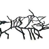 Samuel Alexander 18.5m LED Cluster Multi-Action String Lights with Timer in Rainbow