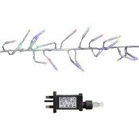 Samuel Alexander 9.3m LED Cluster String Lights with Timer in Multi-Coloured