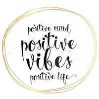 Warren Reed - Designer Positive Mind Vibes Life Glass Chopping Board in Black