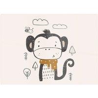 Warren Reed - Designer Single Monkey Forest Glass Chopping Board
