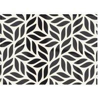 Warren Reed - Designer Modern Stylish Abstract Texture Glass Chopping Board in Black