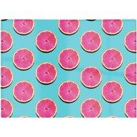Warren Reed - Designer Fruity Pattern Of Pink Grapefruit Glass Chopping Board