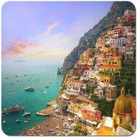 Warren Reed - Designer Positano, Amalfi Coasters - Set of 4 in Green