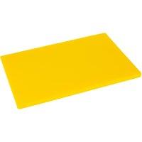 Argon Tableware Plastic Chopping Board - 45cm x 30cm in Yellow | Size: 45 cm x 30 cm