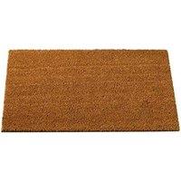 Marco Paul Tan Coir Traditional Nonslip Doormat 75x45cm in Beige | Size: Medium
