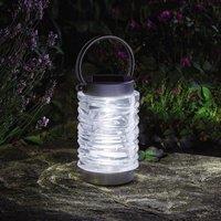 Marco Paul 2pck Solar Wave Lantern in Silver