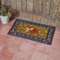 Marco Paul Non Slip Door Mat Insert - Fox in Orange | Size: 100 cm x 100 cm