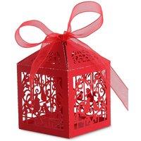Neel Blue Cupcake Wrappers, Paper Muffin Holder, 25pcs in Red
