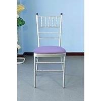 Neel Blue High Back Spandex Dining Chair Pad Covers Removable & Washable Slipcovers in Lavender