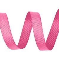 Neel Blue 15mm x 10 Metres Grosgrain Ribbon, Solid Polyester Ribbon in Bright Pink