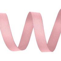 Neel Blue 15mm x 10 Metres Grosgrain Ribbon, Solid Polyester Ribbon in Pink
