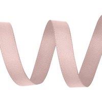 Neel Blue 15mm x 10 Metres Grosgrain Ribbon, Solid Polyester Ribbon in Rose Gold
