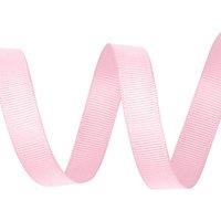 Neel Blue 15mm x 10 Metres Grosgrain Ribbon, Solid Polyester Ribbon in Rose