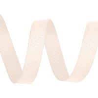 Neel Blue 25mm Grosgrain Ribbon, Solid Polyester Ribbon, 10 Metres in Ivory