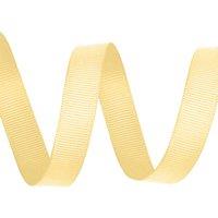 Neel Blue 25mm Grosgrain Ribbon, Solid Polyester Ribbon, 10 Metres in Lemon