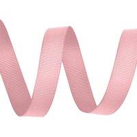 Neel Blue 25mm Grosgrain Ribbon, Solid Polyester Ribbon, 10 Metres in Pink