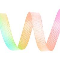 Neel Blue 25mm Grosgrain Ribbon, Solid Polyester Ribbon, 10 Metres