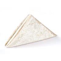 Neel Blue Diamond Velvet Napkin with Hemmed Edges, 20x20 Inch in Rose Gold